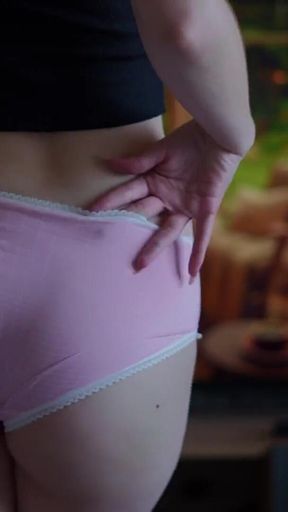 Standing Pee in Panties