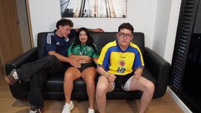 I Cheated on My Nerdy Boyfriend With His Best Friend While We Were Watching The Game - AlejandraPalacios