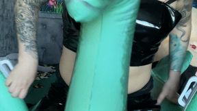 Valeri looner in latex ride on inflatable
