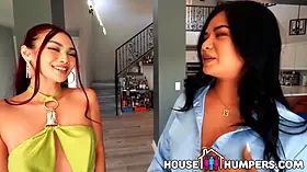 Swinger duo lures realtor Scarlett Alexis into hot ffm threesome