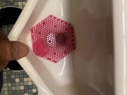 Pissing in Public Urinal