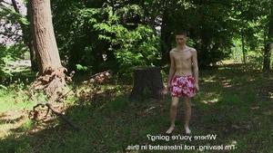 young twinks starring in a steamy three-some with a rando