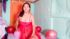 Sexy Juju Foot Pops Alll Your Big Balloons For Valentine's Day