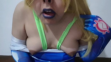 Full Version: Puffy Nipples Sissy Samus Pumping and Lactatingg her Tits with Vacuum Milking Machine until they Grow (Breast Expansion)