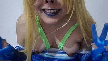 Full Version: Puffy Nipples Sissy Samus Pumping and Lactatingg her Tits with Vacuum Milking Machine until they Grow (Breast Expansion)