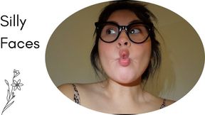 I have fun making funny faces with my eyes