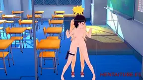 Sarada Yields to Temptation in Hot Naruto Tryst