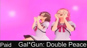 Steamy Anime Shooter – Gal*Gun Duo Enjoy Intense Game Session Together