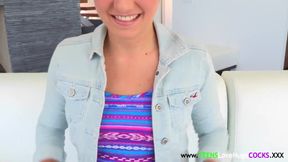 Shorthaired bigdick loving teen facialized