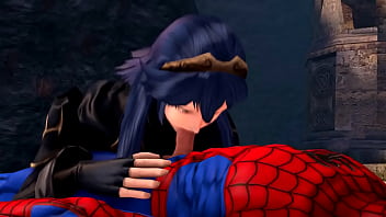 Lucina loves sucking Spider-man sfm