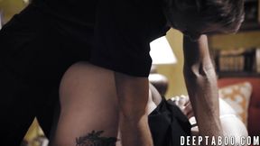 Gia Paige confesses her sins before taboo priest pounds her
