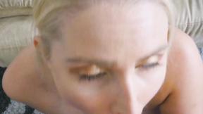 ”PERVERT MOM Vanessa Cage pleasing stepsons huge cock in P-O-V style”