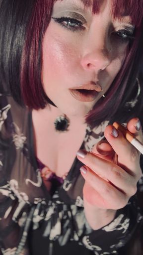 Your Favourite Smoker Tina Snua Tip To Tails 2 Cork cigarettes - Chainsmoking Smoking   Clip 2