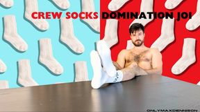 Hot housemate crew socks domination joi