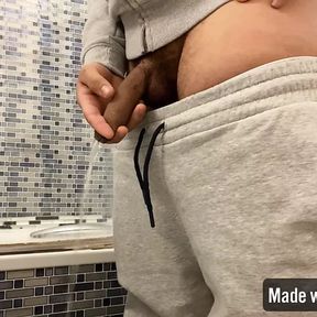 Pissing on my friend toilet