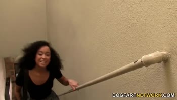 Mia Austin's White Thirst: A Sizzling Interracial Blowjob