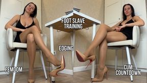 Foot Slave Training: Ignoring & High Heels Worship