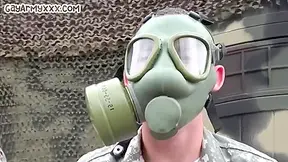 Muscled Army Hunks Enjoy Anal Orgy In Military Truck