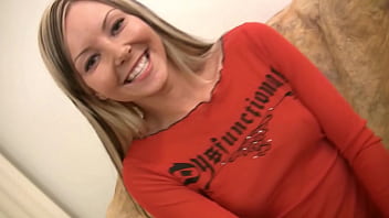 Aaliyah Love Blonde Perky Tits Plays with Pussy in Pantyhose