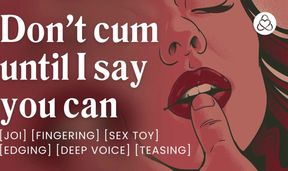 ASMR Audio Porn: Daddy Dom Edges You with Dirty Talk & Orgasm Control – JOI For Women