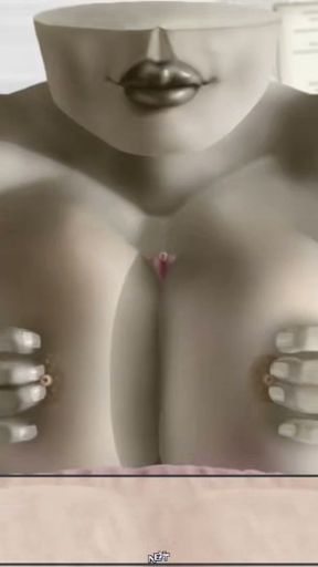 GETTING A TITJOB AND BLOWJOB FROM MARBLE! - A Silent Statue   Clip 2