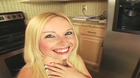 aunt kodi looks smashing in her black see through, laced panties as she lays on...