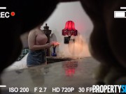 PropertySex - Tenant with big natural tits fucks her roommate