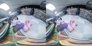 Brite Bomber - Public Deepthroating Futa Dick in Aisle Number 5 - Fortnite VR Rule34