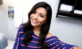 Hot Young Petite Latina Teen Fucked On Bathroom Sink POV