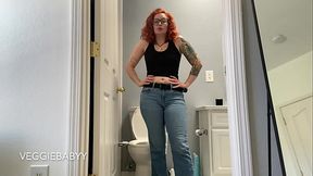 I'_m gonna take a piss and you can'_t stop me - full video on Veggiebabyy Manyvids