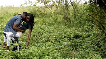 took her to the bush and fucked her
