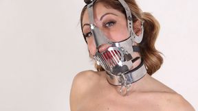 Alba Zevon – extreme steel elbow bondage