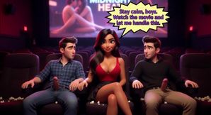 Stepdaughter Becomes the Virgin of the Porn Theater After Illicit Desire for Stepfather (ai Generated)