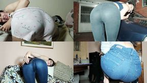 69 Bubbly wet gassy farts on your face, making a farting mess gas in my jeans