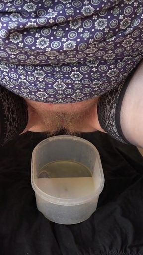 Key moment from &quot;Golden shower and hairy pussy, mature milf with a fat ass records a video for a fetish friend. PAWG for&hellip;&quot;