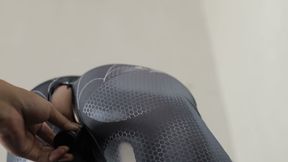 It's nice to fuck an Indonesian girl with a smooth body and Spiderman cosplay