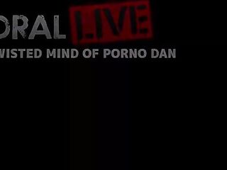 Terry Banks, bows over small Angelica Heaven and stretches her out with his BBC