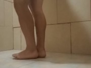 Una ducha en España.
