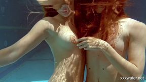 Russian Brunette Shows Off Hottest Ass in Underwater Swimming Porn