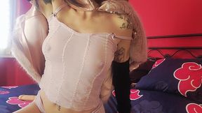 cam col coglione schiavo-camshow with loser slave