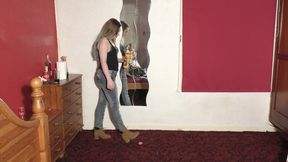 Sophie Crushing Pringles Under Her Boots