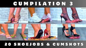 Cumpilation 3 - 20 Shoejobs & Cumshots - Multi Cam - Footjob Shoejob Heeljob Bootjob Cum Cumshot Shoe Heel Stiletto Foot Feet Fetish