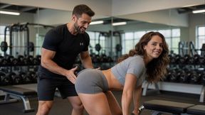 beautiful sexy latin milf loves her gym coach touching her and fucking her without mercy- porn in spanish- ai porn