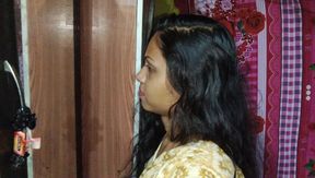 cute sexy hot Indian housewife husband and wife enjoy sex