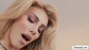 My horny TS wife want me to play her hard shecock