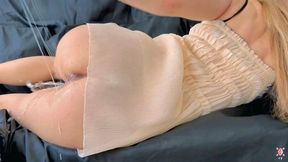 No Creamy Dress Was Harmed By The Squirt Of A Fleshy Pussy