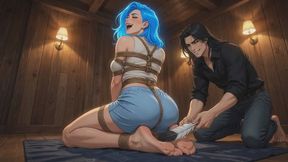 Tickling Stories #3: Bound Laughter in Rope Bondage