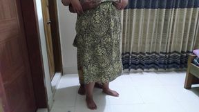 Egyptian Big Ass & Huge Boobs Hot BBW Stepaunty Sweeps the Room When Neighbor Guy Anal Fuck & Gives Cum in Her Ass - Muslim