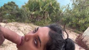 Sex on the Cliff My Husband Filled My Ass with Milk- Yasmina Khan