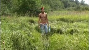 Young straight dude fucking outdoor his gay friend 17